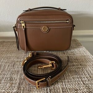 Tory Burch Camera Bag in the color Moose